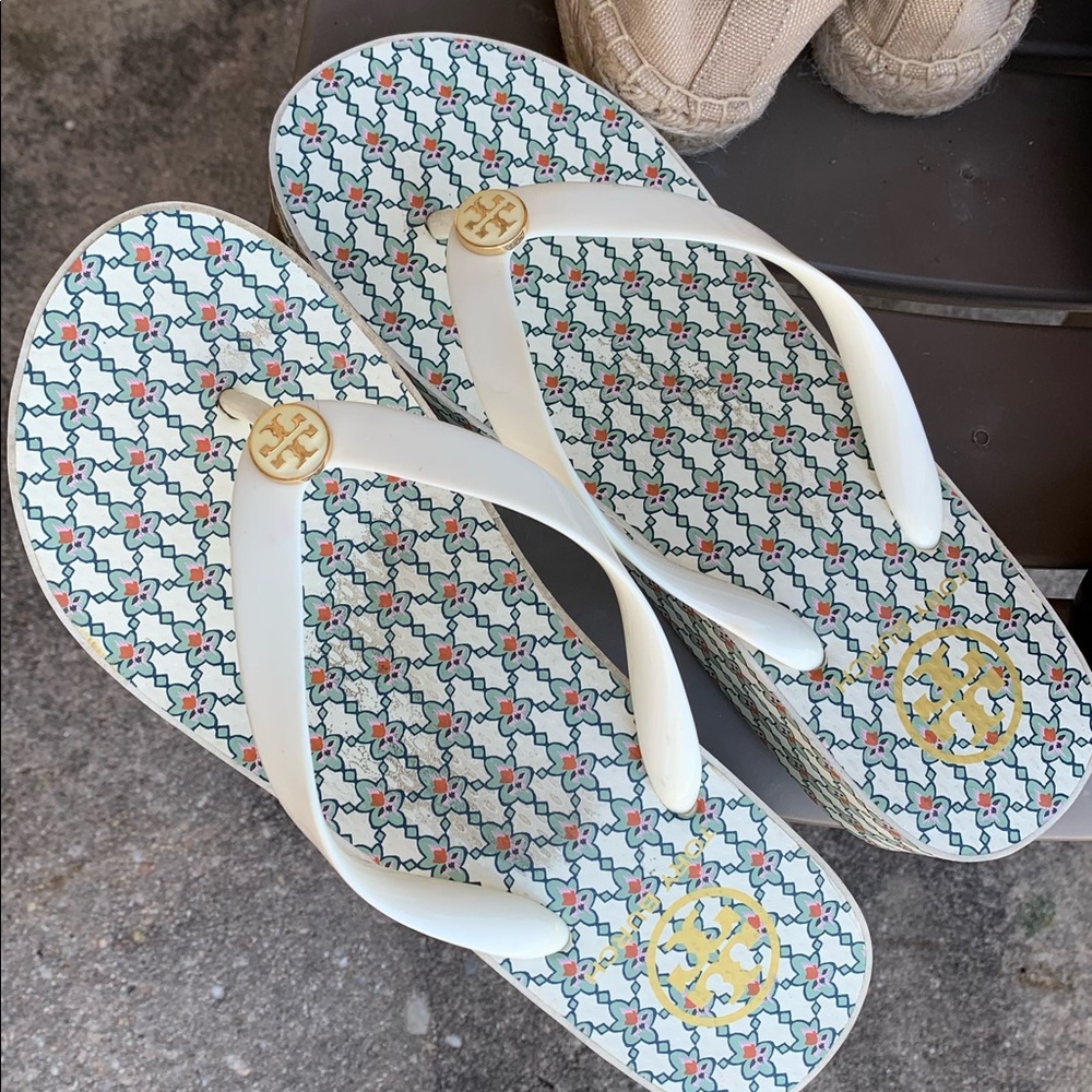 Tory Burch Flip Flop sandals Guc Sz 8
